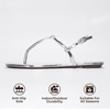 image:imageProject Cloud Wedge Sandals for Women Plush Insole Strappy Sandals 2026Silver