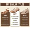 image:imageProject Cloud Wedge Sandals for Women Plush Insole Strappy Sandals 2026Whiskey