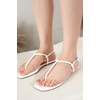 image:imageProject Cloud Wedge Sandals for Women Plush Insole Strappy Sandals 2026White  Celebration