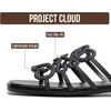 image:imageProject Cloud Womens Flat Sandals Non Slip Dressy Sandals for Women LisaBlack