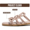 image:imageProject Cloud Womens Flat Sandals Non Slip Dressy Sandals for Women LisaTaupe