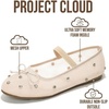 image:imageProject Cloud Womens Flats Memory Foam Ballet Flats for Women ProspectAmity  Nude