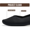 image:imageProject Cloud Womens Flats Memory Foam Ballet Flats for Women ProspectBlack Knit