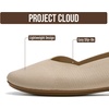 image:imageProject Cloud Womens Flats Memory Foam Ballet Flats for Women ProspectMushroom Knit
