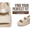 image:imageProject Cloud Womens NonSlip Platform Sandals with Soft Insole GoldieNude