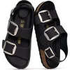 Black Oiled Leather