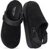 image:imageProject Cloud 100 Genuine Leather Platform Mule Clogs for Women GoldstarBlack