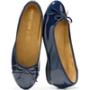 image:imageProject Cloud Ballet Flats for Women  Genuine Leather Insole Womens FlatsNavy Patent  Ashley