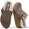 Taupe Suede - Fur Lining