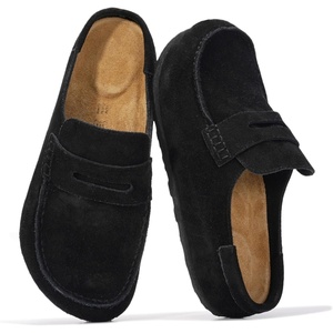 image:imageProject Cloud 100 Genuine Leather Clogs for Women Footwear 2026Black Suede