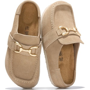 image:imageProject Cloud 100 Genuine Leather Clogs for Women Footwear 2026Bone Suede  Holly