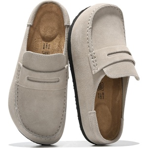image:imageProject Cloud 100 Genuine Leather Clogs for Women Footwear 2026Grey Suede