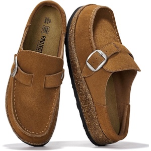 image:imageProject Cloud 100 Genuine Leather Moccasin Style Clogs for Women CarlineChestnut