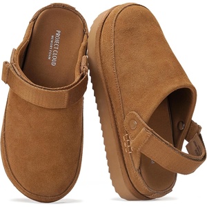image:imageProject Cloud 100 Genuine Leather Platform Mule Clogs for Women GoldstarChestnut