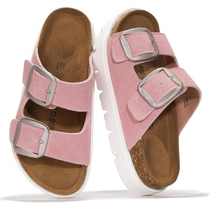 image:imageProject Cloud 100 Genuine Leather Platform Sandals Women GreecechunkyMauve Suede