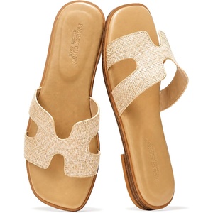 image:imageProject Cloud 100 Genuine Leather Sandals Women Flats For Women JannelRaffia