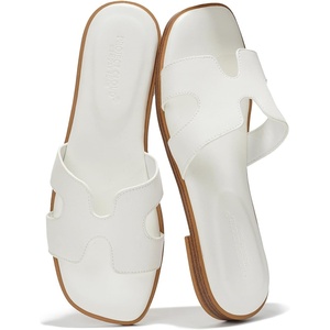 image:imageProject Cloud 100 Genuine Leather Sandals Women Flats For Women JannelWhite