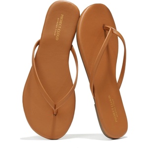 image:imageProject Cloud Flip Flops for Women Memory Foam Flats Sandals FoundationsCognac