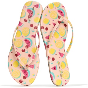 image:imageProject Cloud Flip Flops for Women Memory Foam Flats Sandals FoundationsFruit