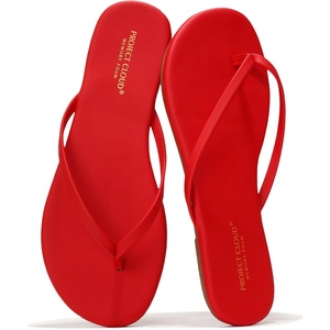 image:imageProject Cloud Flip Flops for Women Memory Foam Flats Sandals FoundationsRed