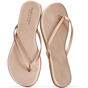 image:imageProject Cloud Flip Flops for Women Memory Foam Flats Sandals FoundationsRose Gold