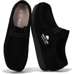 image:imageProject Cloud Genuine Leather Womens Oxford Shoes with Memory Foam WallyBlack