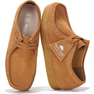 image:imageProject Cloud Genuine Leather Womens Oxford Shoes with Memory Foam WallyTan