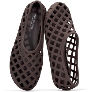 image:imageProject Cloud Lightweight Summer Flats Jelly Shoes Women Footwear JellzChoco Brown