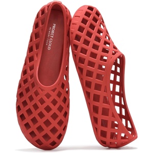 image:imageProject Cloud Lightweight Summer Flats Jelly Shoes Women Footwear JellzRed