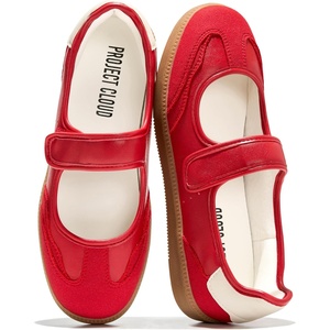 image:imageProject Cloud Mary Jane Shoes NonSlip Fashion Sneakers for WomenRed  Summer