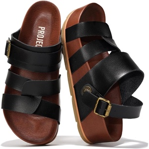 image:imageProject Cloud Platform Sandals for Women Strappy Wedges Plush Insole 2026Black