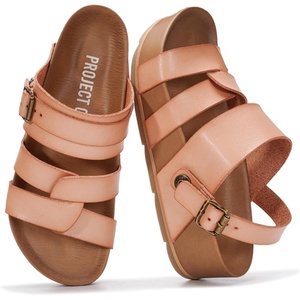 image:imageProject Cloud Platform Sandals for Women Strappy Wedges Plush Insole 2026Terracotta
