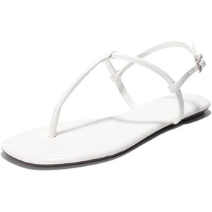 image:imageProject Cloud Wedge Sandals for Women Plush Insole Strappy Sandals 2026White