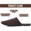 image:image100 Genuine Leather Mules for Women  Stylish Womens FlatsChocolate Suede