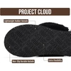 image:image100 Genuine Leather Womens Natural FurLined Clog Slippers for WomenBlack