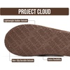 image:image100 Genuine Leather Womens Natural FurLined Clog Slippers for WomenChestnut