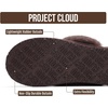 image:image100 Genuine Leather Womens Natural FurLined Clog Slippers for WomenChocolate
