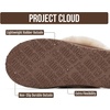 image:image100 Genuine Leather Womens Natural FurLined Clog Slippers for WomenDark Brown Leopard Suede