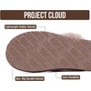 image:image100 Genuine Leather Womens Natural FurLined Clog Slippers for WomenDusty Pink Suede