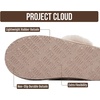 image:image100 Genuine Leather Womens Natural FurLined Clog Slippers for WomenSand Suede