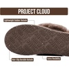image:image100 Genuine Leather Womens Natural FurLined Clog Slippers for WomenTaupe