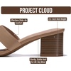 image:imageProject Cloud 100 Genuine Leather Block Heeled Sandals for WomenOpalNude Leather