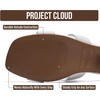 image:imageProject Cloud 100 Genuine Leather Block Heeled Sandals for WomenOpalWhite Leather