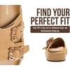 image:imageProject Cloud 100 Genuine Leather Flat Womens Sandals Slides for WomenChestnut Suede