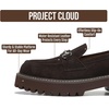 image:imageProject Cloud 100 Genuine Leather Loafers for Women Horsebit Womens ShoesDusty Chocolate Suede