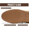 image:imageProject Cloud 100 Genuine Leather Penny Loafers for Women FootwearApricot Leather