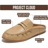 image:imageProject Cloud 100 Genuine Leather Penny Loafers for Women FootwearApricot Leather