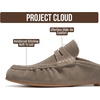 image:imageProject Cloud 100 Genuine Leather Penny Loafers for Women FootwearMushroom Suede