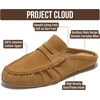 image:imageProject Cloud 100 Genuine Leather Penny Loafers for Women FootwearTan Suede