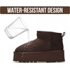 image:imageProject Cloud 100 Genuine Leather Platform Ankle Boots for WomenBrown